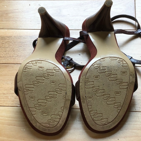 Suede Strapy Heels by Bandelino - Picture 7 of 7